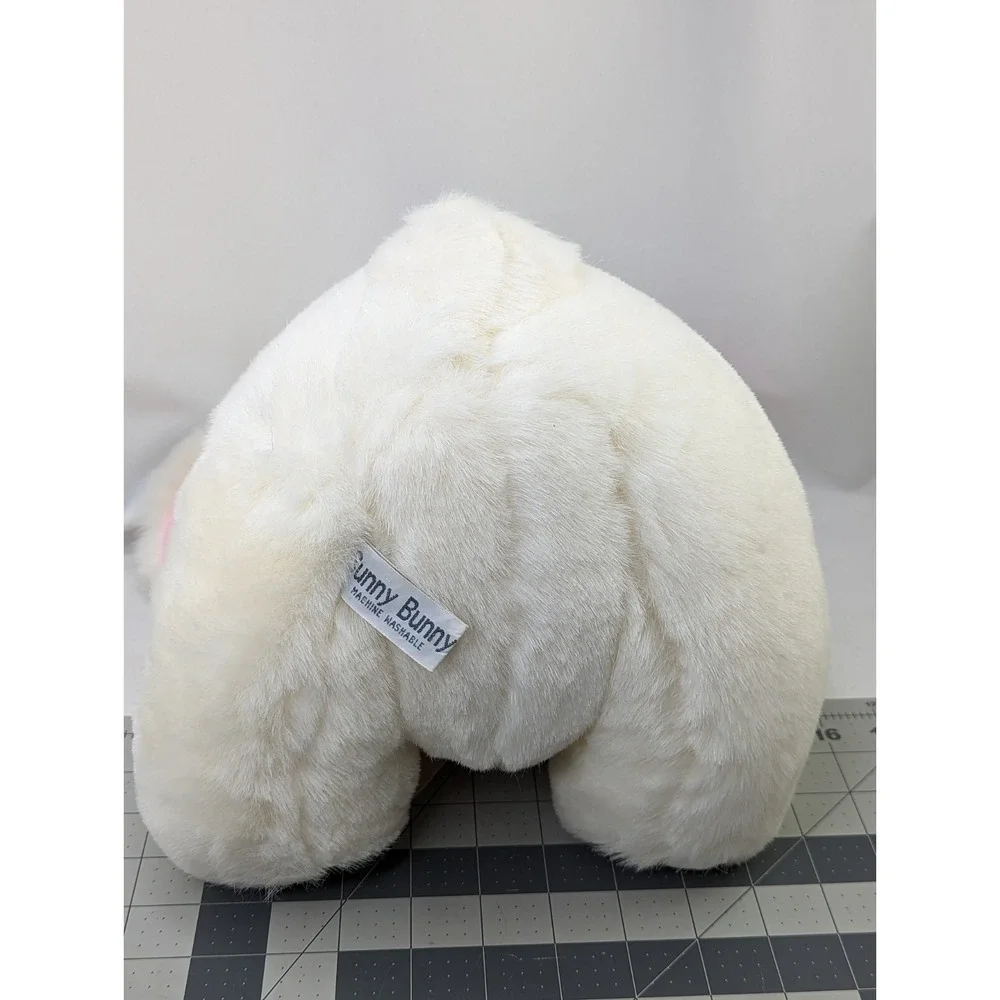 Russ Rabbit Plush Sunny Bunny Bumper‎ Nina Lot of 3 White Stuffed Animal Toy